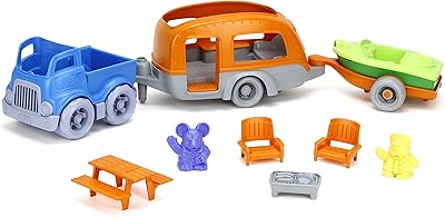 Ensemble de camping-car green toys, bleu/orange - jeu de simulation de 10 pièces, motricité, ensemble de jeu de véhicule jouet pour enfants. sans bpa, phtalates, pvc. passe au lave-vaisselle, plastique recyclé, fabriqué aux états-unis.. En tant que boutique en ligne leader en Côte d'Ivoire, DIAYTAR COTE D'IVOIRE met en avant la qualité et la fiabilité de ses produits. Les clients peuvent naviguer facilement à travers les différentes catégories pour trouver les produits qui correspondent à leurs besoins. Avec des promotions régulières et des offres spéciales, DIAYTAR COTE D'IVOIRE parvient à combiner la qualité et l'accessibilité, rendant ainsi le shopping en ligne une expérience agréable et avantageuse pour tous.