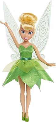 Poupée disney fée clochette élégante multicolore de 9", modèle 84769