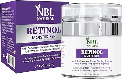 Nbl crème hydratante au rétinol naturel pour le visage et les yeux, 50