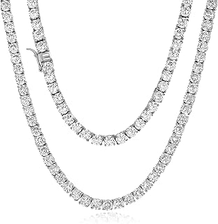 Collier de tennis ctarlitu pour femme plaqué or blanc 18 carats 4,0 mm rond en zircone cubique, collier de tennis en faux diamant pour homme. DIAYTAR COTE D'IVOIRE est une boutique en ligne généraliste qui propose plus de 300 000 références de produits pour répondre à tous les besoins de ses clients. Avec sa large gamme de produits, elle est devenue la boutique en ligne leader en Côte d'Ivoire. Elle offre une expérience d'achat en ligne sécurisée et fiable.