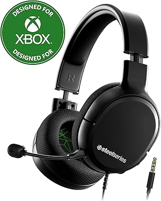 Casque de jeu filaire steelseries arctis 1 - microphone clearcast amovible - arceau