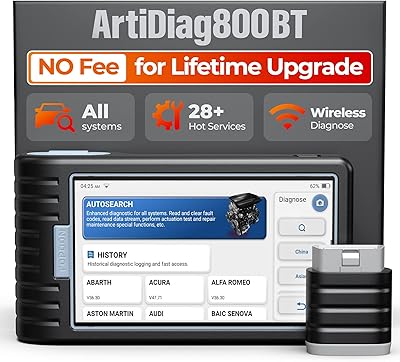 Scanner obd2 sans fil ad800bt, mise à niveau gratuite à vie, outil d'analyse