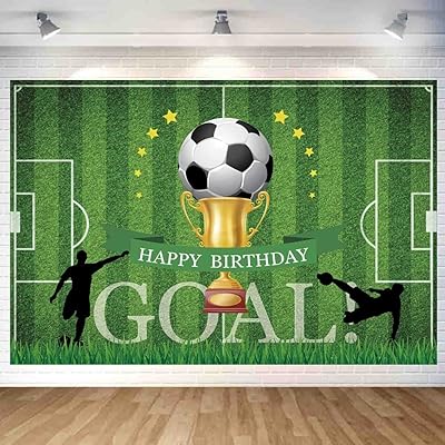 Décorations de fond de joyeux anniversaire de football bannière photo d'anniversaire pour la maison. Chez DIAYTAR COTE D'IVOIRE, nous nous engageons à vous offrir le meilleur service possible, que ce soit en termes de produits, de prix ou de service client. Nous sommes fiers de notre position de leader du commerce en ligne en Côte d'Ivoire et nous travaillons sans relâche pour améliorer continuellement votre expérience de shopping en ligne. Faites confiance à notre expertise et découvrez pourquoi nous sommes la première choix pour vos achats en ligne.
