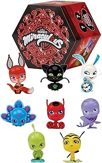 Figurine miraculous tales of lady bug et chat noir kwami p50500, multicolore
