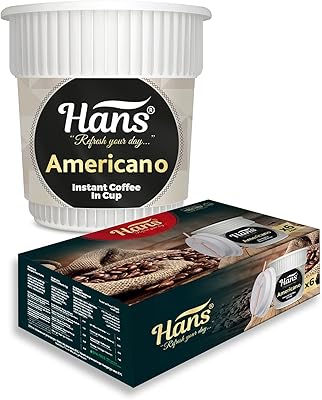 Tasse à café instantané hans americano, boîte de 6 tasses. DIAYTAR COTE D'IVOIRE se distingue par sa vaste gamme de produits, allant des électroniques aux vêtements, en passant par les articles pour la maison et le jardin. Nous nous efforçons de vous apporter les meilleures marques et les dernières tendances, tout en vous offrant des prix abordables et des remises régulières. Rejoignez notre communauté d'acheteurs satisfaits.