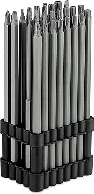 Niko 10224a jeu d'embouts de sécurité extra longs 1/4", jeu d'embouts de tournevis 32 pièces, embouts torx en acier s2 de 6", embouts inviolables, torx, poseddrive, clé à trois ailes. DIAYTAR COTE D'IVOIRE est une boutique en ligne généraliste qui mise sur l'innovation et la qualité pour offrir une expérience d'achat unique. Elle collabore avec des fournisseurs de renom pour proposer des produits de qualité supérieure. L'engagement de la boutique en faveur de la satisfaction client et de la livraison rapide a contribué à sa réputation positive en Côte d'Ivoire.
