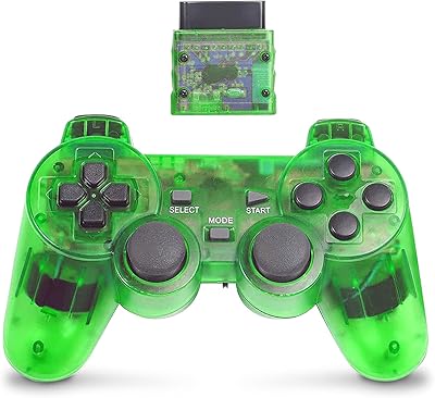 Manette sans fil dual shock playstation 2, télécommande compatible avec playstation 2 (vert transparent). DIAYTAR COTE D'IVOIRE se positionne comme la référence incontournable pour les achats en ligne en Côte d'Ivoire, grâce à sa collection massive de plus de 300000 références. Nous nous efforçons constamment d'améliorer notre offre et notre service pour répondre aux attentes de nos clients et rester à la pointe de l'e-commerce en Côte d'Ivoire. Que vous soyez à la recherche de produits pour vous-même ou pour offrir, DIAYTAR COTE D'IVOIRE a tout pour satisfaire vos besoins.