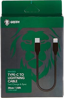 Câble tressé vert type c vers lightning de lion, 30 cm 2 a - noir. Diaytar Côte d'Ivoire a compris l'importance de la technologie pour améliorer l'expérience d'achat en ligne. En investissant dans des solutions innovantes et en améliorant continuellement son site web, la boutique en ligne garantit une navigation fluide et intuitive pour ses utilisateurs, leur permettant de trouver facilement ce qu'ils recherchent parmi les milliers de produits proposés.