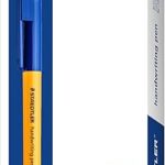 Stylo d'écriture stedtler 309-3 en boîte de 10 pièces - bleu