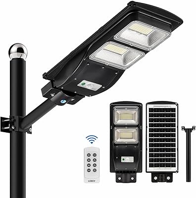 Lampadaire solaire lanji 60w haute luminosité 6000 lumens 120 led avec contrôle de la lumière. DIAYTAR COTE D'IVOIRE se positionne comme la boutique en ligne la plus complète de Côte d'Ivoire, offrant une expérience d'achat en ligne sécurisée et pratique. Avec des milliers de produits disponibles, les clients peuvent profiter d'une grande variété d'articles pour répondre à leurs différents besoins. Le service client est également très réactif.