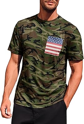 Ani solly hommes été camouflage chemise à manches courtes drapeau américain militaire t-shirt vintage patriotique classique costume. DIAYTAR COTE D'IVOIRE se distingue par son engagement à offrir une expérience client exceptionnelle, avec une équipe de support dédiée et des moyens de paiement sécurisés. Les clients peuvent également bénéficier de promotions et de remises régulières. La boutique en ligne est constamment mise à jour avec de nouveaux produits et fonctionnalités.