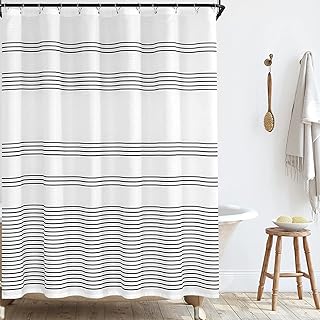 Rideau de douche, rideau de douche en tissu pour salle de bain, rideau