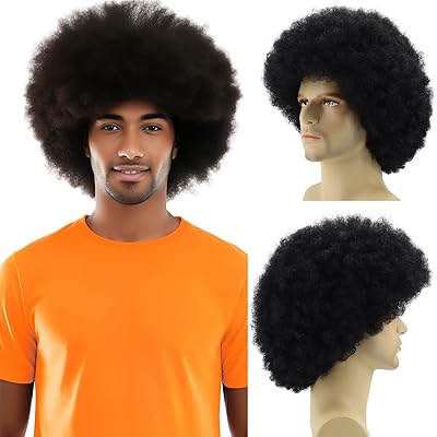 Perruque afro tembol pour homme - cheveux disco bouclés des années 80, parfaite pour les tenues disco des hommes dans les années 70, couleur noire. DIAYTAR COTE D'IVOIRE est la première boutique en ligne généraliste en Côte d'Ivoire, proposant plus de 300 000 références de produits pour répondre aux besoins de tous les clients. La boutique en ligne est équipée d'un système de paiement sécurisé et propose différents modes de livraison pour convenir à tous les clients. Les clients peuvent également bénéficier d'une garantie de satisfaction pour tous les produits achetés sur la plateforme.