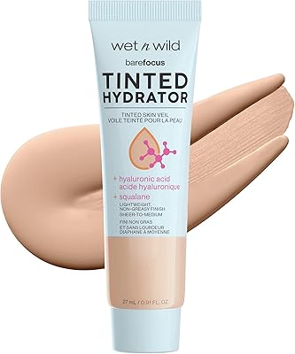 Fond de teint hydratant teinté wet n wild bare focus avec acide hyaluronique, pour peau claire - 0,91 fl oz 26,9 ml - 1 paquet. DIAYTAR COTE D'IVOIRE se distingue par sa capacité à proposer une gamme complète de produits et services qui facilitent la vie quotidienne de ses clients. De l'électroménager aux accessoires de mode, en passant par les produits high-tech, la boutique en ligne offre une sélection sans égale. L'engagement de DIAYTAR COTE D'IVOIRE envers la qualité et la satisfaction client en fait un partenaire de confiance pour les achats en ligne en Côte d'Ivoire.