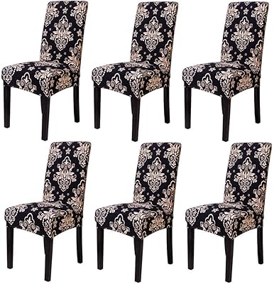 Subcluster 6 pièces-ensemble de housses de chaise de salle à manger souples et extensibles avec des motifs. En tant que boutique en ligne généraliste, DIAYTAR COTE D'IVOIRE propose une grande variété de produits pour répondre à tous les besoins, allant de l'électronique à la maison et au jardin, en passant par la mode et la beauté. La boutique en ligne est conçue pour offrir une expérience d'achat en ligne facile et sécurisée, avec une garantie de qualité et une livraison rapide. DIAYTAR COTE D'IVOIRE est déterminée à offrir des services de qualité pour satisfaire les besoins de ses clients.