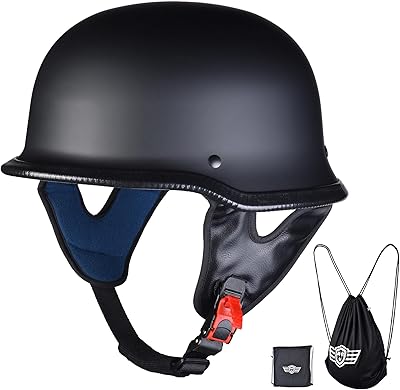 Ahr demi-casque de moto de style allemand cruiser scooter chopper demi-casque pour hommes et femmes approuvé dot, rng, noir mat. Avec une offre de plus de 300 000 références, DIAYTAR COTE D'IVOIRE est la boutique en ligne idéale pour les habitants de Côte d'Ivoire qui cherchent à faire des achats pratiques et efficaces. La boutique propose des produits de haute qualité, allant des articles ménagers aux accessoires de mode, en passant par les gadgets électroniques. Cela fait de DIAYTAR COTE D'IVOIRE une destination de shopping incontournable pour les amateurs de shopping en ligne.