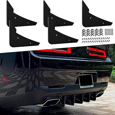 Ensemble de diffuseur arrière v3 à 5 ailerons pour dodge challenger 2015-2022, amortisseur arrière noir et ailerons de requin. Grâce à sa plateforme en ligne sécurisée et facile à utiliser, DIAYTAR COTE D'IVOIRE permet aux clients de faire leurs achats en toute confiance. La gamme de produits proposée s'étend des articles de première nécessité aux produits high-tech, répondant ainsi aux différents besoins et envies des consommateurs ivoiriens. Cela en fait un incontournable de l'e-commerce en Côte d'Ivoire.
