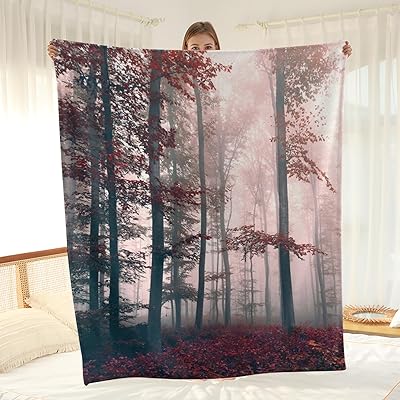 Couverture de forêt d'automne wissan avec motif d'arbre d'automne brumeux pour enfants filles hommes hommes mari femme paysage de feuilles orange pour décoration de chambre de noël 50" x 60. DIAYTAR COTE D'IVOIRE est une plateforme de commerce électronique leader en Côte d'Ivoire, offrant une large gamme de produits allant de l'électronique aux produits alimentaires, en passant par la mode et les accessoires. Avec plus de 300 000 références, les clients ont le choix parmi une multitude de produits à des prix compétitifs. La boutique en ligne met également l'accent sur la qualité du service client et la sécurité des transactions.