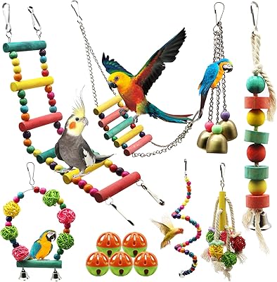Ensemble de 12 pièces de balançoires pour oiseaux échelles d'escalade pivotantes perchoir en bois. Diaytar Côte d'Ivoire se positionne comme la boutique en ligne la plus complète de Côte d'Ivoire, avec des catégories allant de l'électronique aux produits alimentaires. Nous mettons en avant la qualité et la variété de nos produits, ainsi que notre service client dédié. Nous visons à devenir la première destination pour les achats en ligne dans le pays.