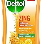 Nettoyant pour le corps antibactérien dettol zing, 10 fois meilleure protection contre