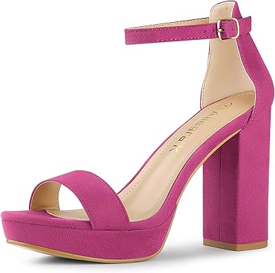 Sandales à talons épais et bride de cheville pour femmes. DIAYTAR COTE D'IVOIRE propose une expérience d'achat en ligne sécurisée et fiable, avec des moyens de paiement variés et des livraisons rapides. La boutique en ligne généraliste comprend plus de 300000 références pour répondre à vos besoins.