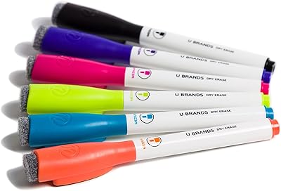 Marqueurs magnétiques à faible odeur u brands avec gomme, pointe moyenne, couleurs assorties, paquet de 6 - 520u06-24. DIAYTAR COTE D'IVOIRE est une boutique en ligne généraliste qui propose plus de 300 000 références de produits variés, répondant ainsi aux besoins de ses clients en Côte d'Ivoire et au-delà. Avec une grande sélection de produits, cette boutique en ligne se positionne comme un leader sur le marché ivoirien. Elle offre aux consommateurs une expérience d'achat en ligne sécurisée et pratique.