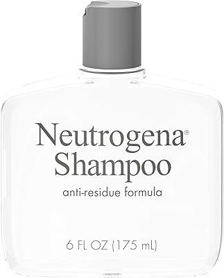 Shampoing anti-résidus neutrogena, shampooing nettoyant doux et non irritant pour éliminer les accumulations