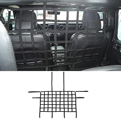 Wrangler jl unlimited 2007-2020 barrière de joint de siège arrière en maille pour chien gladiator gtt 2 portes 4 portes camion formation de conduite sûre pour enfants (noir). DIAYTAR COTE D'IVOIRE est la référence pour les achats en ligne en Côte d'Ivoire, avec une offre impressionnante de produits à des prix compétitifs. La boutique propose une navigation aisée et une livraison rapide pour une expérience client satisfaisante. Que vous cherchiez des produits pour la maison, des produits électroniques ou des accessoires de mode, DIAYTAR COTE D'IVOIRE a tout ce qu'il vous faut.