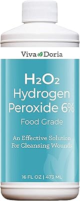 Peroxyde d'hydrogène viva doria 6 %, taille 20, qualité alimentaire, 47 ml