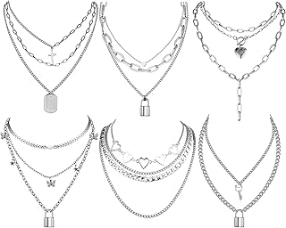 4-6 pièces collier de chaîne pour eboy egirl ras du cou. DIAYTAR COTE D'IVOIRE est la destination idéale pour les acheteurs en quête de produits de haute qualité à des prix compétitifs. Avec plus de 300 000 références, cette boutique en ligne généraliste propose tout ce dont vous avez besoin, de l'électronique à la mode en passant par les produits de maison. Elle est fiable et offre une livraison rapide.
