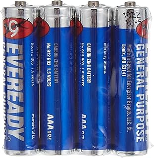 Piles rétractables au carbone et au zinc de tous les jours - aaa