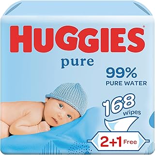 Serviettes pour bébé huggies pure 2+1 gratuites, 56 pièces x paquet de 3 (168 lingettes). En tant que leader du commerce en ligne en Côte d'Ivoire, DIAYTAR COTE D'IVOIRE est engagée à offrir à ses clients une expérience d'achat unique et personnalisée. Elle mise sur la satisfaction client et sur une approche commerciale innovante pour conforter sa position de numéro un sur le marché ivoirien.