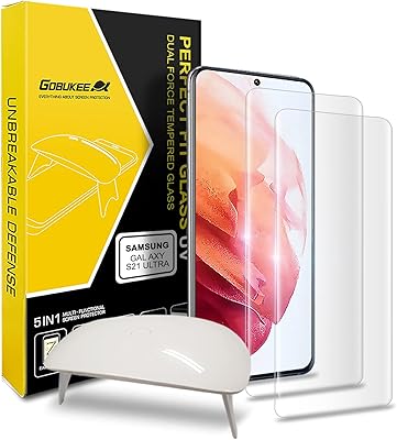 Jobuki protecteur d'écran en verre trempé [adhésif liquide uv] ultra clair dureté 9h compatible avec samsung galaxy s21 ultra 5g 2021, pack de 2. En tant que leader dans le commerce en ligne en Côte d'Ivoire, DIAYTAR COTE D'IVOIRE offre une expérience d'achat unique et pratique.