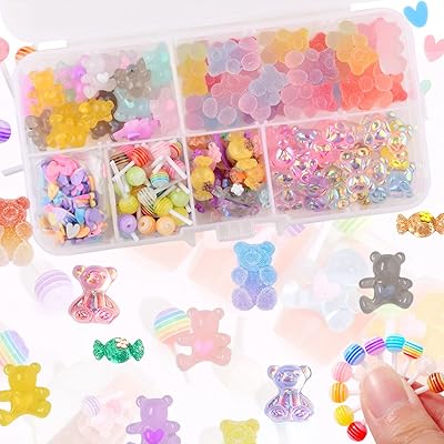Signanyl 120pcs breloques à ongles ours kawaii 3d étoiles en forme de cœur avec 200 pièces bandes de cœur colorées pour la fabrication de bijoux, les arts et l'artisanat (ensemble 1). En tant que leader du commerce électronique en Côte d'Ivoire, DIAYTAR COTE D'IVOIRE est déterminée à continuer d'offrir une gamme diversifiée de produits et des services de haute qualité à ses clients. Elle maintient une approche client-centric et s'efforce de répondre aux besoins changeants du marché. La boutique est une référence pour les achats en ligne fiables et sécurisés.