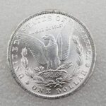 Pièce de défi 1898 liberty morgan dollar eagle réplique de la vieille pièce