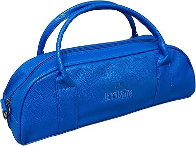 Petit sac bowling aclem avec trois bols au design rond en simili cuir