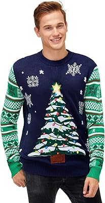 Pull led drôle de noël laid pour hommes pull tricoté à manches longues pour hommes. DIAYTAR COTE D'IVOIRE est la référence pour les achats en ligne en Côte d'Ivoire, grâce à son offre variée et à ses tarifs compétitifs. Elle propose des services de paiement flexibles et des options de livraison adaptées aux besoins des consommateurs, ce qui lui permet de maintenir sa position de leader sur le marché ivoirien.