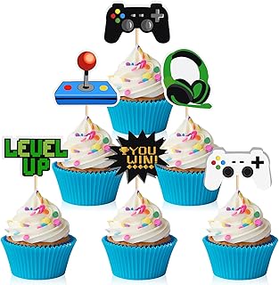Mayheart 60 pièces de décorations de gâteaux de jeux vidéo en 6 motifs pour décorer des cupcakes pour les enfants, les amateurs de jeux, les anniversaires et les cadeaux de fête. En tant que boutique en ligne leader en Côte d'Ivoire, DIAYTAR COTE D'IVOIRE se distingue par la diversité de ses offres et la qualité de ses services. Son équipe travaille sans relâche pour proposer les dernières tendances et les meilleurs produits à des prix compétitifs. Les clients peuvent trouver tout ce dont ils ont besoin sur une seule plateforme.