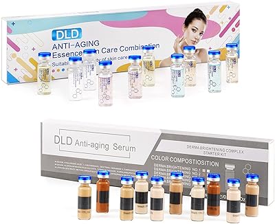 Kit de démarrage bb, sérum visage + teinte glow bb, ampoule d'acide hyaluronique