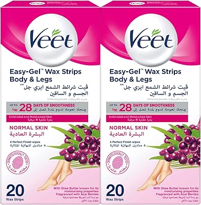 Bandes de cire froide vet skin regular paquet de 2 20 bandes
