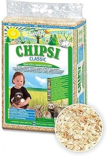 Lit chipsy en bois classique pet center pour petits animaux, 3,2 kg