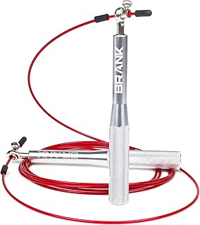 Corde à sauter brank sports® crossfit | 3 câbles gratuits fitness vitesse réglable