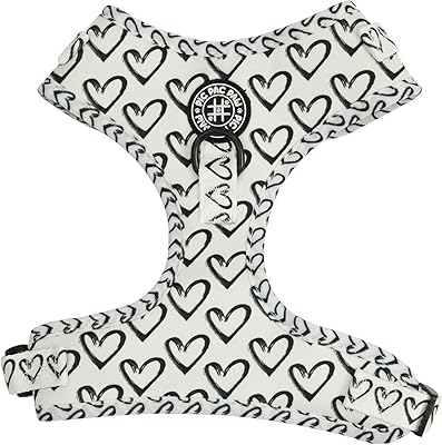Peck back paw - collection heart to heart - harnais réglable pour chiens