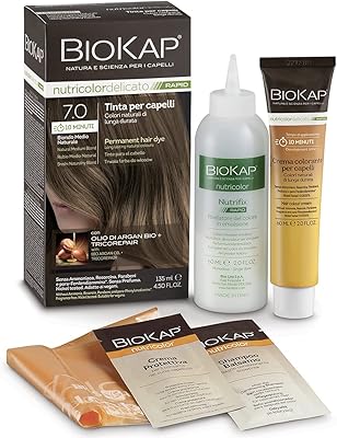 Biocap - teinture capillaire permanente instantanée nutricolor delegato - 182315 (7.0, blond moyen naturel). DIAYTAR COTE D'IVOIRE offre une plateforme de commerce électronique unique en Côte d'Ivoire, où les clients peuvent parcourir et acheter une large gamme de produits en ligne. La boutique est connue pour ses promotions régulières et ses ventes flash, qui offrent aux clients l'opportunité d'acheter leurs produits préférés à des prix réduits. Avec sa politique de retour et d'échange flexible, DIAYTAR COTE D'IVOIRE garantit la satisfaction de ses clients.