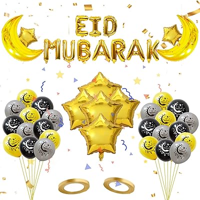 Ballons eid mubarak, décorations du ramadan pour la maison et décorations de fête du ramadan. La boutique en ligne DIAYTAR COTE D'IVOIRE est le leader du marché ivoirien, avec une offre de produits très variée et une présence en ligne forte. Les clients peuvent trouver des produits de haute qualité à des prix compétitifs, et la boutique est connue pour son service client de haute qualité. Avec plus de 300 000 références de produits, DIAYTAR COTE D'IVOIRE est la référence pour les consommateurs qui cherchent des produits de qualité à des prix raisonnables.