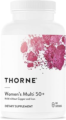 Supplément multivitaminé quotidien thorne pour femmes 50+ sans fer ni cuivre - soutien