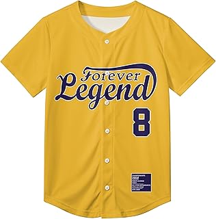 Maillot de baseball forever legend pour hommes, tailles 8 et 24, chemise de sport rétro boutonnée de style hip hop, cool pour les fans. DIAYTAR COTE D'IVOIRE se positionne comme la boutique en ligne la plus complète et la plus fiable de Cote d'Ivoire, proposant plus de 300000 articles pour répondre à tous les besoins de ses clients. Avec une expérience de navigation fluide et des promotions régulières, les clients peuvent faire des achats en toute confiance. La boutique met l'accent sur la qualité et la satisfaction des clients.