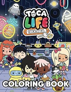 Livre de coloriage toca life : un joli livre de coloriage sur le jeu