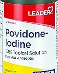 Solution de préparation leader 10 % de povidone iodée usp nettoyant antiseptique