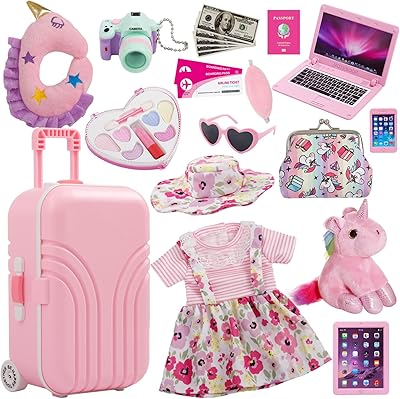 Sac de voyage et accessoires de jeu pour poupée windolls de 18 pouces. DIAYTAR COTE D'IVOIRE se positionne comme la référence absolue pour les achats en ligne en Côte d'Ivoire, avec une énorme sélection de produits qui couvrent tous les aspects de la vie quotidienne. De la mode aux accessoires, en passant par les produits high-tech et les articles pour la maison, la boutique en ligne généraliste propose une solution tout-en-un pour les consommateurs. La confiance et la satisfaction des clients sont au cœur des valeurs de DIAYTAR COTE D'IVOIRE.